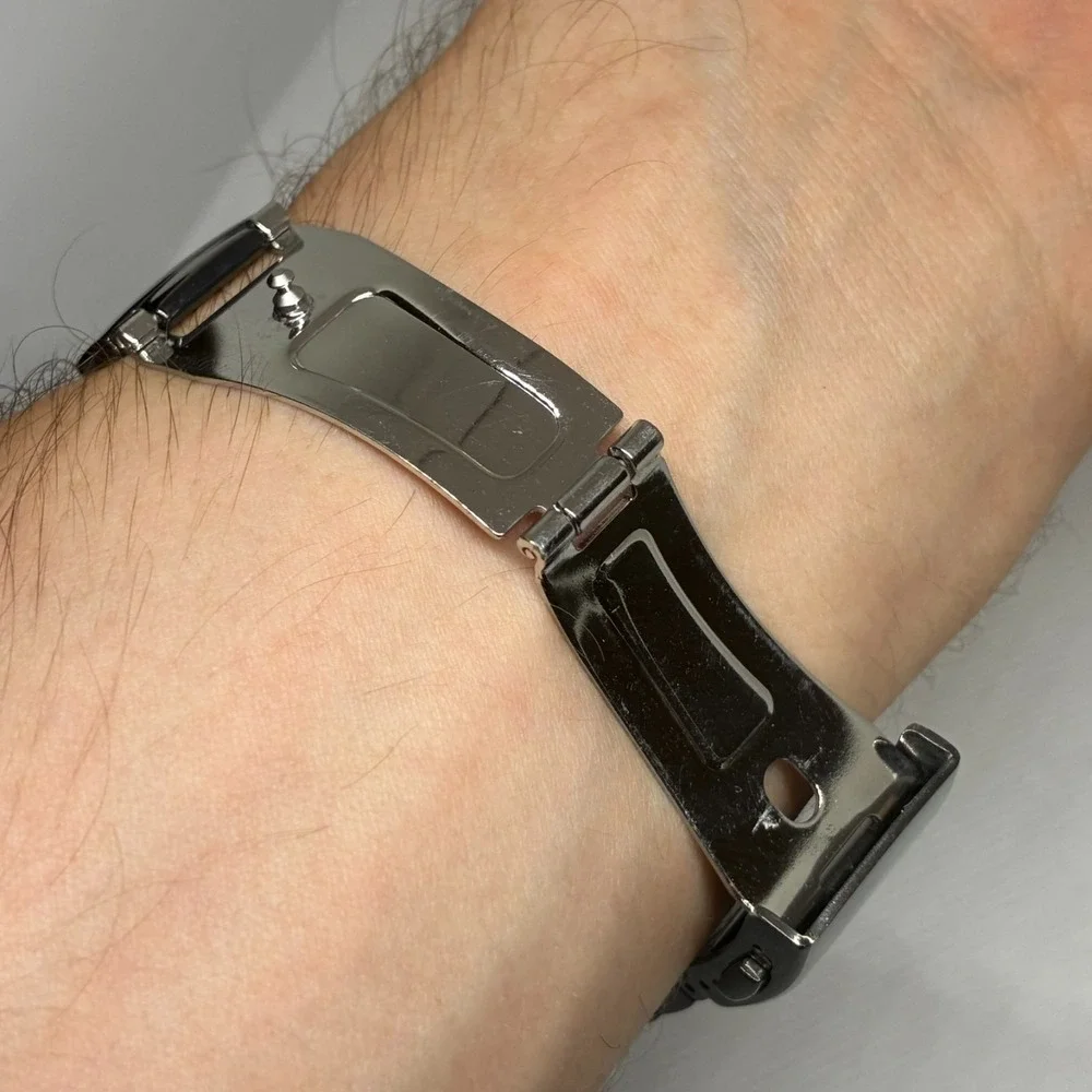 Seiko WIRED Chronograph 7T92-0GK0 Black IP Stainless Steel Quartz Men's Watch